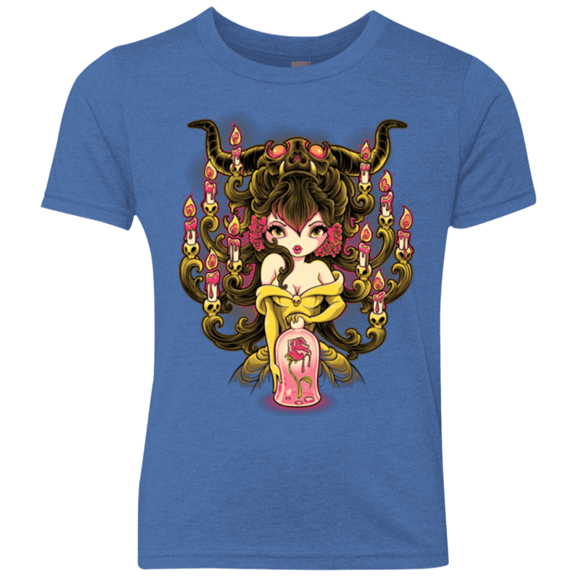 T-Shirts Vintage Royal / YXS Candelabra Youth Triblend T-Shirt