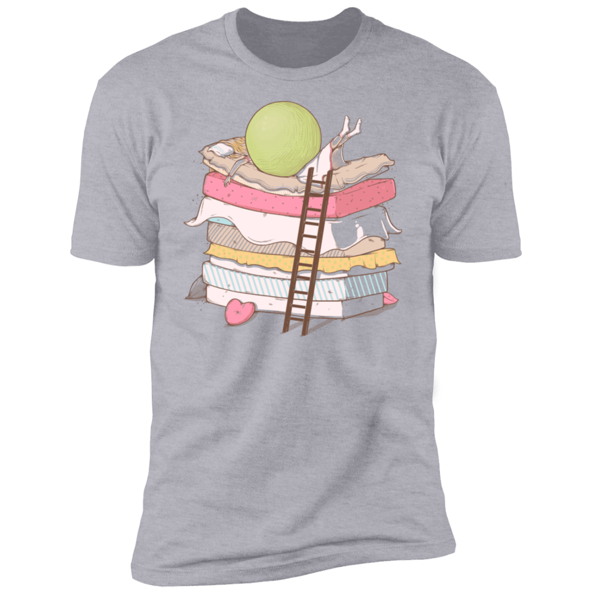 T-Shirts Heather Grey / S Cant Sleep Men's Premium T-Shirt