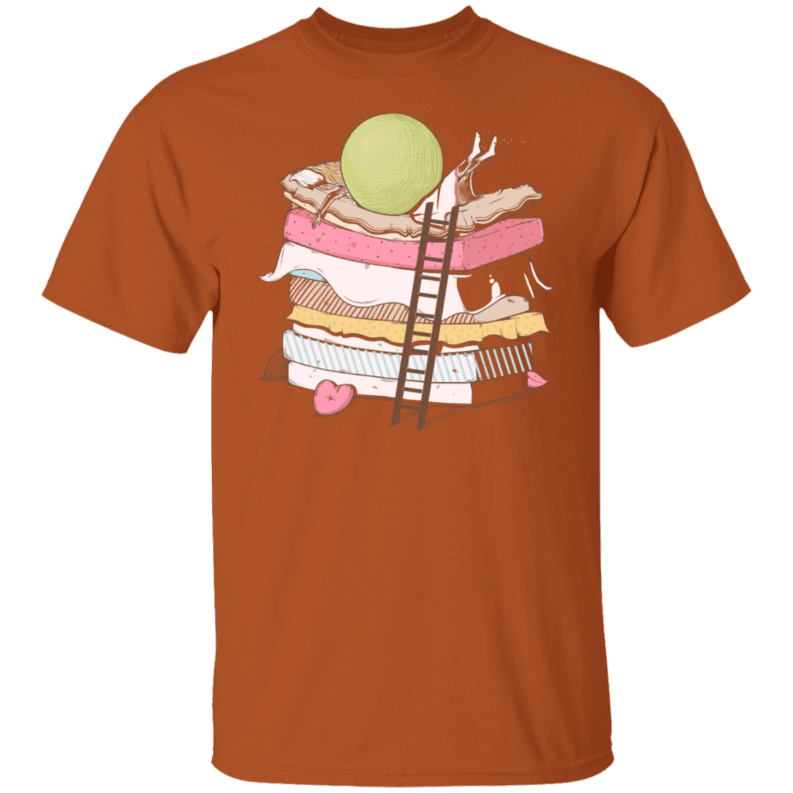 T-Shirts Texas Orange / S Cant Sleep T-Shirt