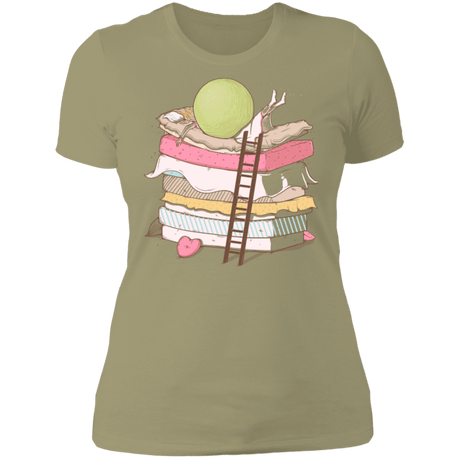 T-Shirts Light Olive / S Cant Sleep Women's Premium T-Shirt