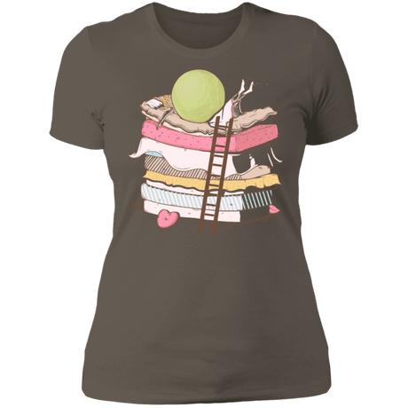 T-Shirts Warm Grey / S Cant Sleep Women's Premium T-Shirt