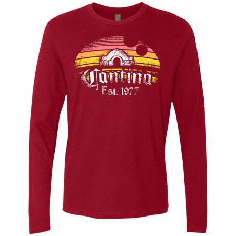 T-Shirts Cardinal / Small Cantina Men's Premium Long Sleeve