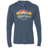 T-Shirts Indigo / X-Small Cantina Triblend Long Sleeve Hoodie Tee