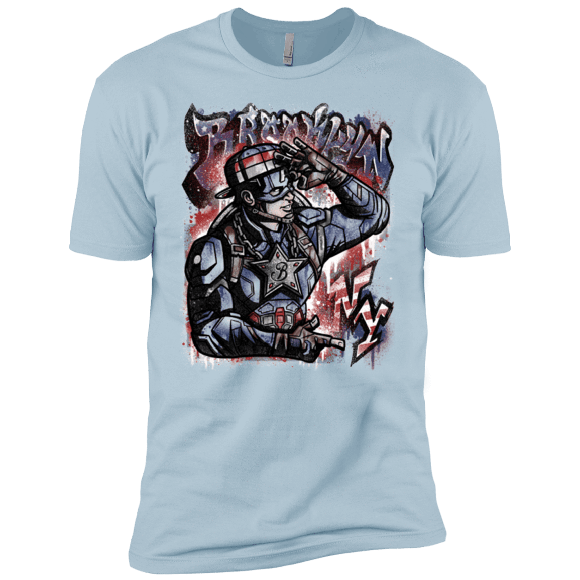 T-Shirts Light Blue / YXS Cap Brooklyn Boys Premium T-Shirt