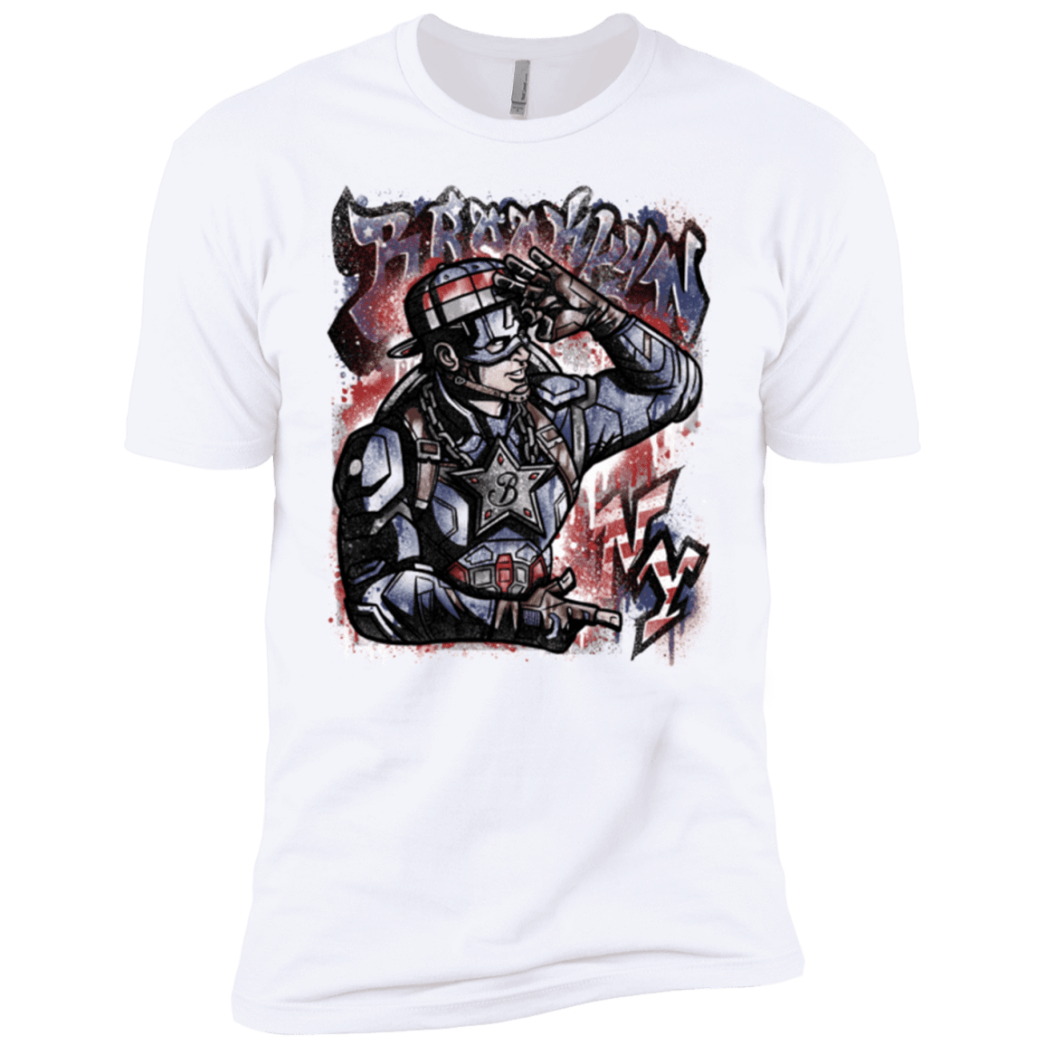 T-Shirts White / YXS Cap Brooklyn Boys Premium T-Shirt