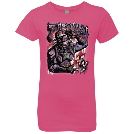 T-Shirts Hot Pink / YXS Cap Brooklyn Girls Premium T-Shirt