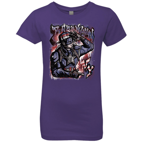 T-Shirts Purple Rush / YXS Cap Brooklyn Girls Premium T-Shirt