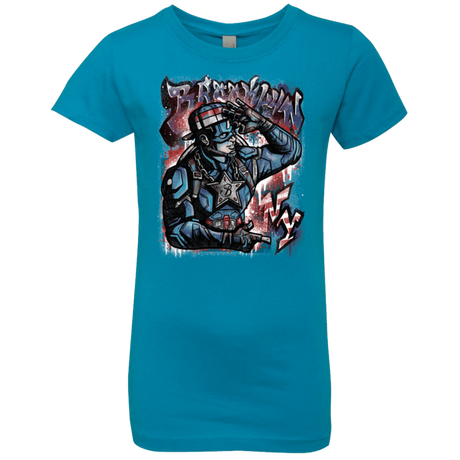 T-Shirts Turquoise / YXS Cap Brooklyn Girls Premium T-Shirt