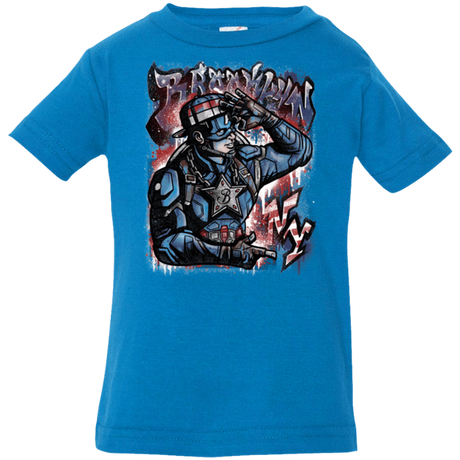 T-Shirts Cobalt / 6 Months Cap Brooklyn Infant PremiumT-Shirt