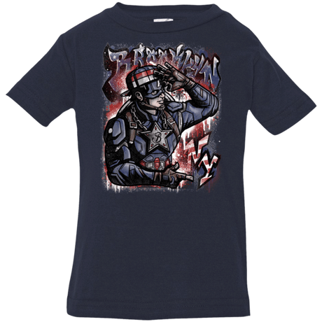 T-Shirts Navy / 6 Months Cap Brooklyn Infant PremiumT-Shirt