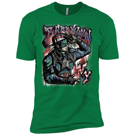 T-Shirts Kelly Green / X-Small Cap Brooklyn Men's Premium T-Shirt