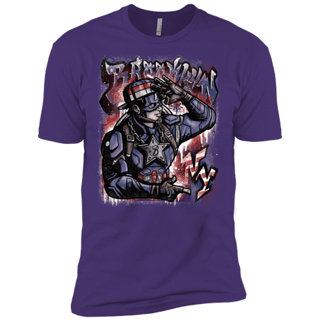 T-Shirts Purple / X-Small Cap Brooklyn Men's Premium T-Shirt