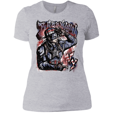 T-Shirts Heather Grey / X-Small Cap Brooklyn Women's Premium T-Shirt