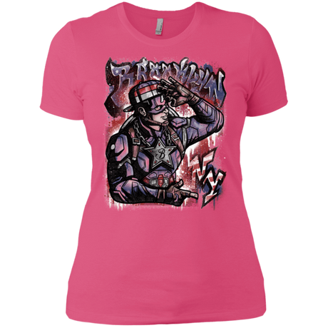 T-Shirts Hot Pink / X-Small Cap Brooklyn Women's Premium T-Shirt