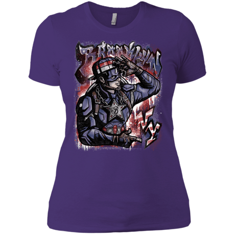 T-Shirts Purple / X-Small Cap Brooklyn Women's Premium T-Shirt