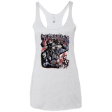 T-Shirts Heather White / X-Small Cap Brooklyn Women's Triblend Racerback Tank
