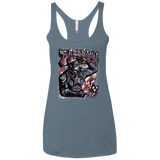 T-Shirts Indigo / X-Small Cap Brooklyn Women's Triblend Racerback Tank