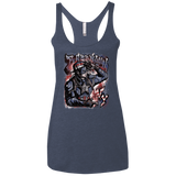 T-Shirts Vintage Navy / X-Small Cap Brooklyn Women's Triblend Racerback Tank