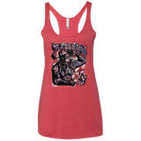 T-Shirts Vintage Red / X-Small Cap Brooklyn Women's Triblend Racerback Tank