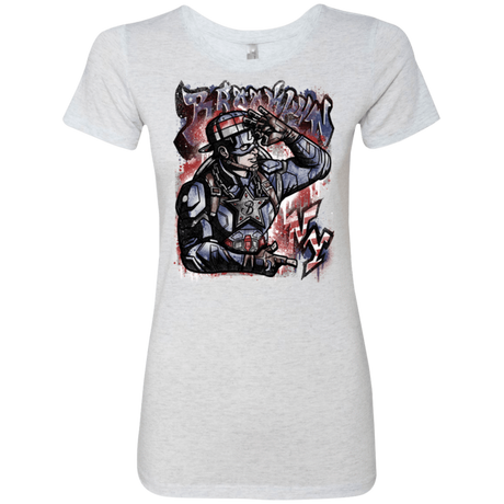 T-Shirts Heather White / Small Cap Brooklyn Women's Triblend T-Shirt