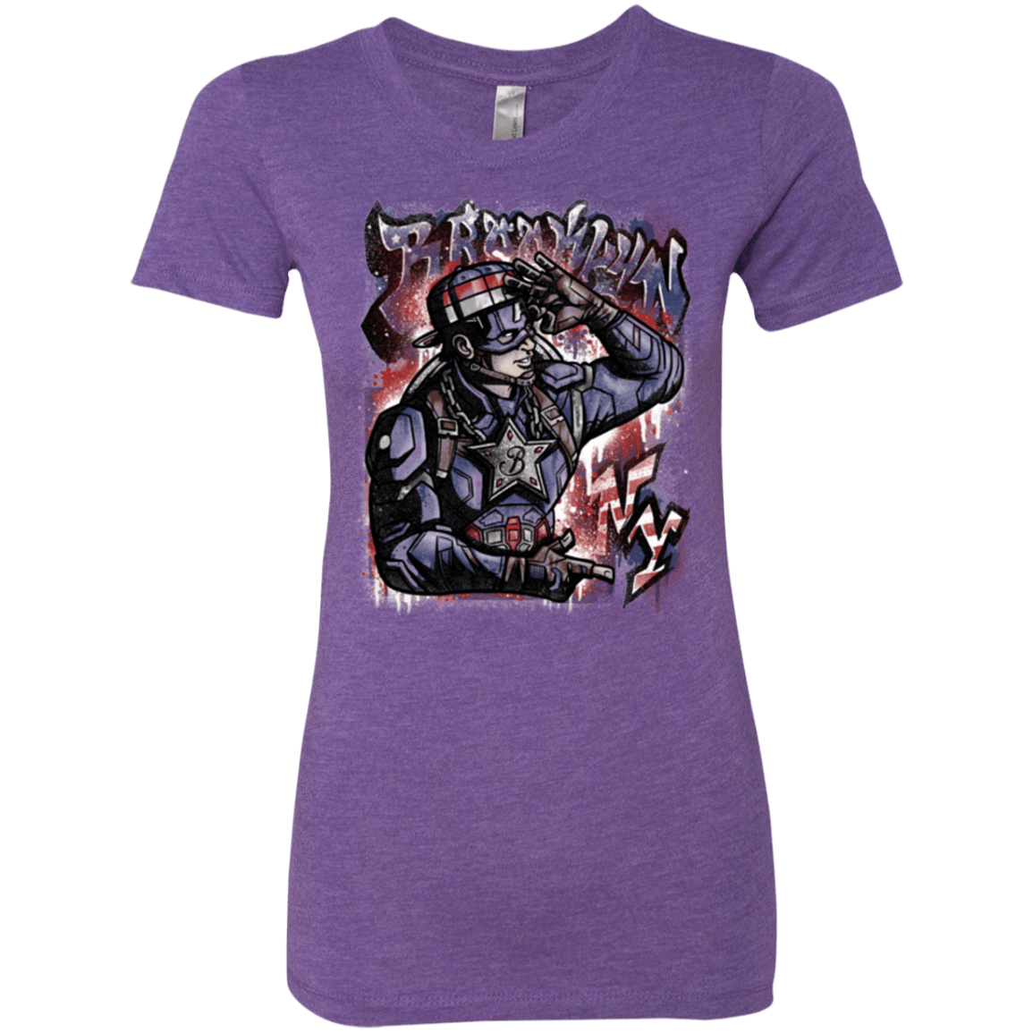T-Shirts Purple Rush / Small Cap Brooklyn Women's Triblend T-Shirt