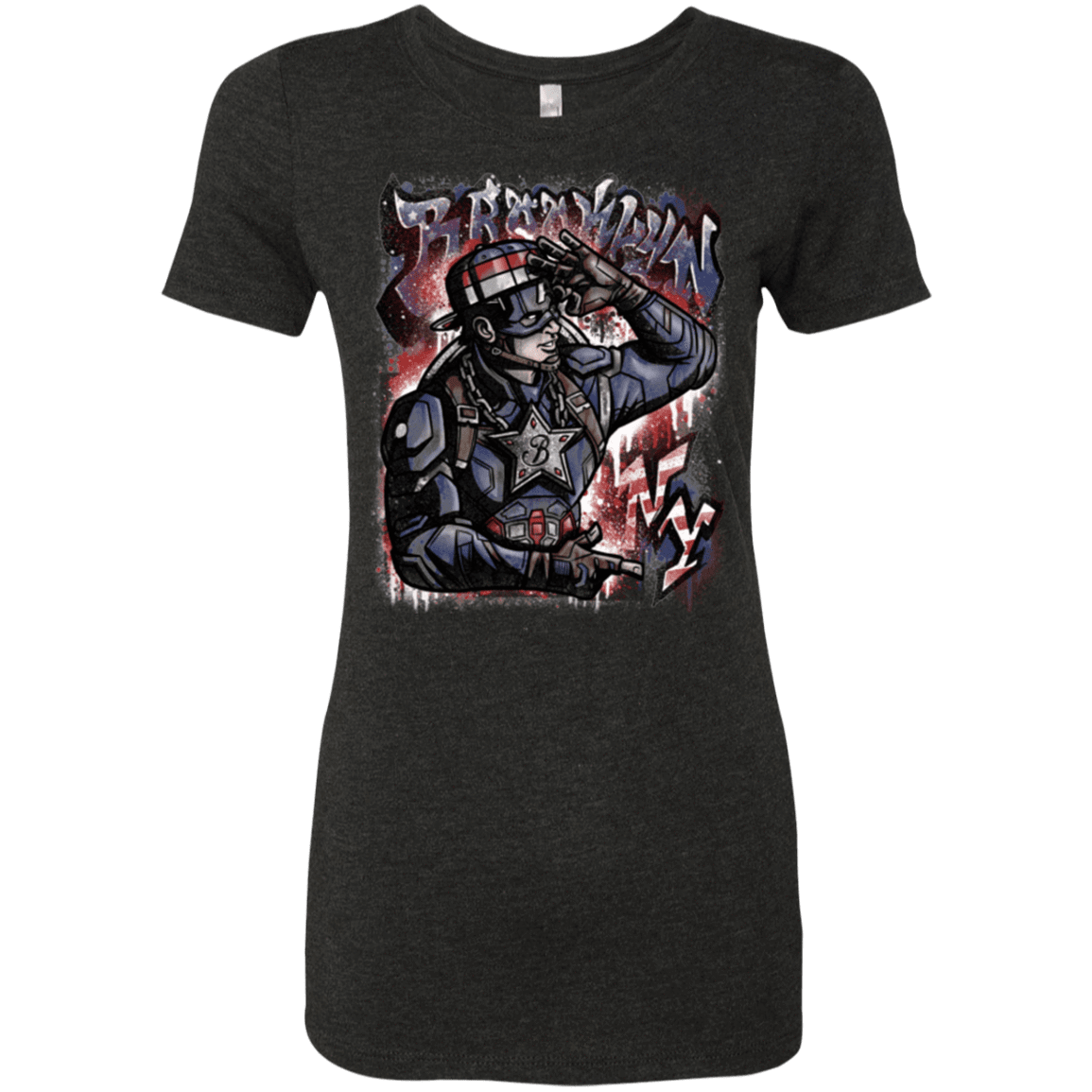 T-Shirts Vintage Black / Small Cap Brooklyn Women's Triblend T-Shirt
