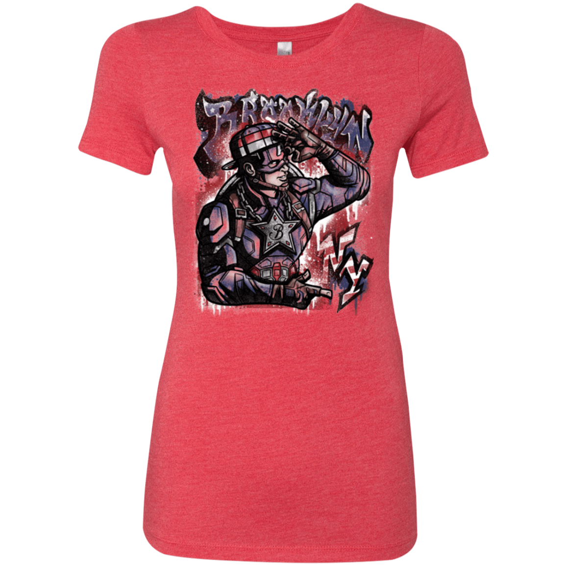 T-Shirts Vintage Red / Small Cap Brooklyn Women's Triblend T-Shirt