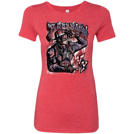 T-Shirts Vintage Red / Small Cap Brooklyn Women's Triblend T-Shirt
