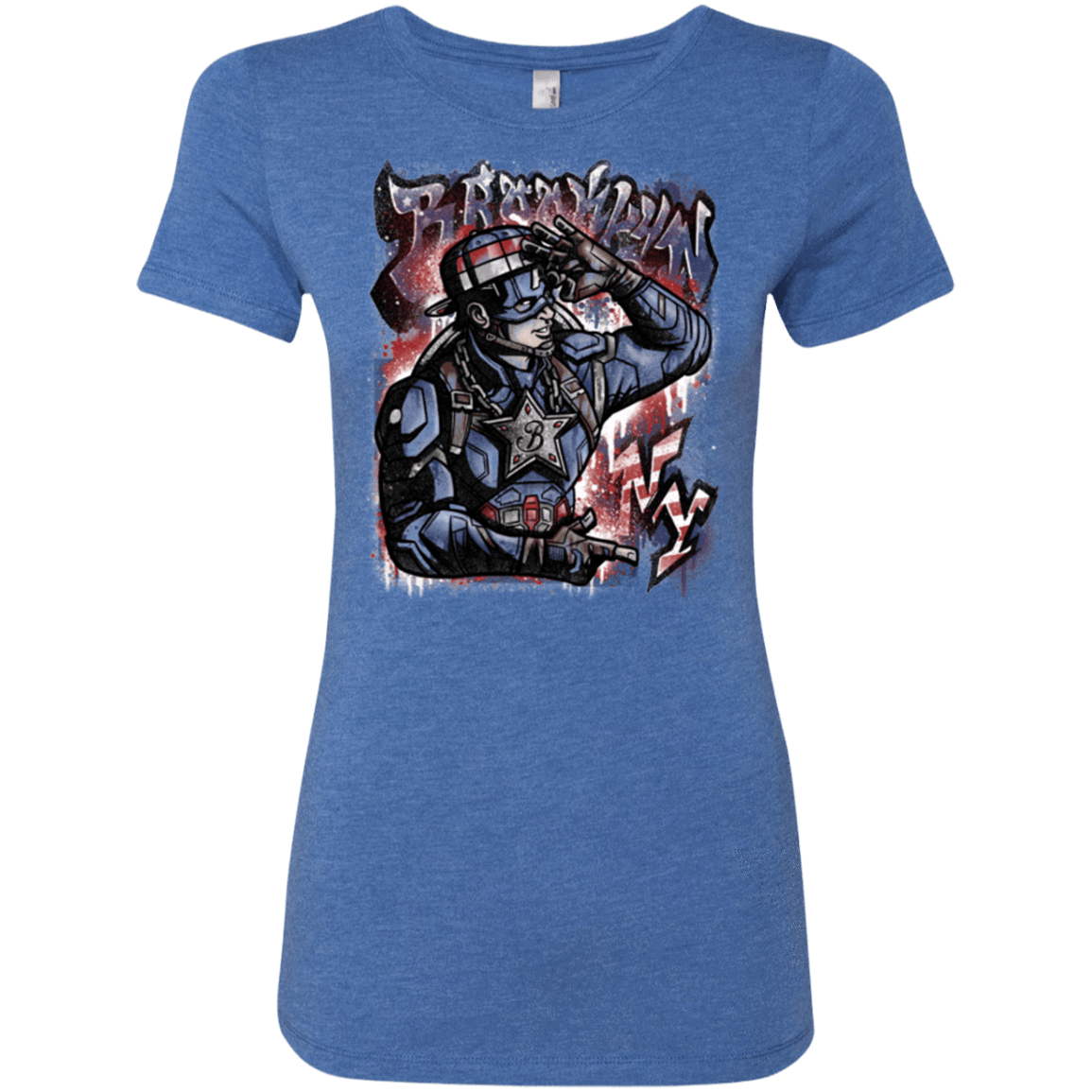 T-Shirts Vintage Royal / Small Cap Brooklyn Women's Triblend T-Shirt