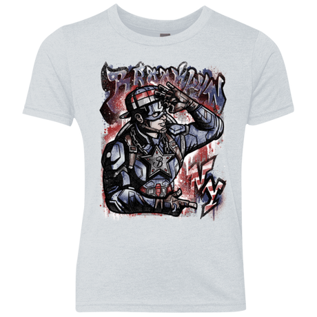 T-Shirts Heather White / YXS Cap Brooklyn Youth Triblend T-Shirt