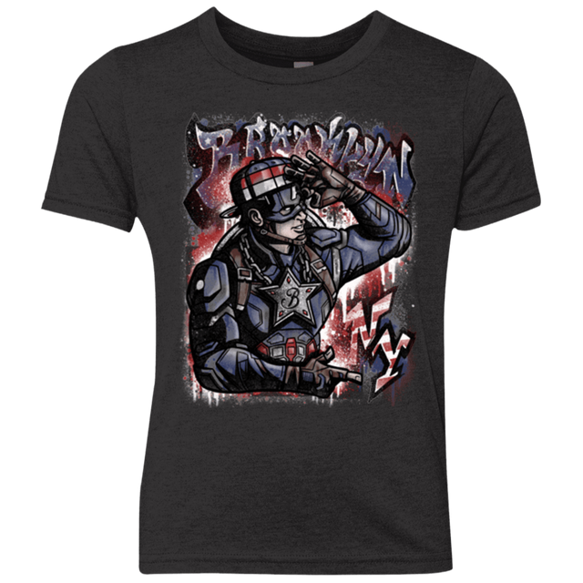 T-Shirts Vintage Black / YXS Cap Brooklyn Youth Triblend T-Shirt