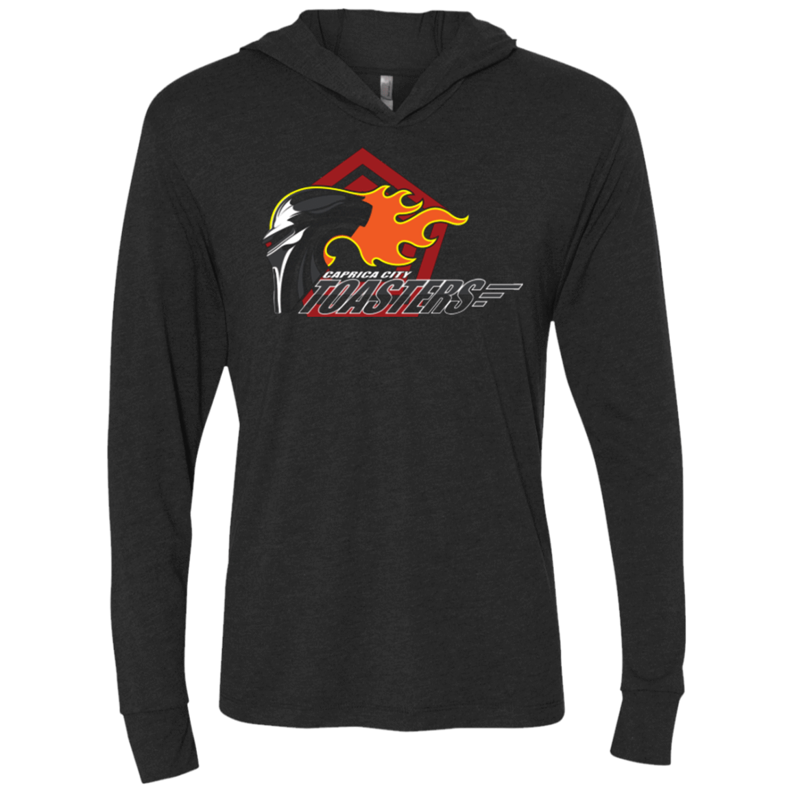 T-Shirts Vintage Black / X-Small Caprica City Toasters Triblend Long Sleeve Hoodie Tee