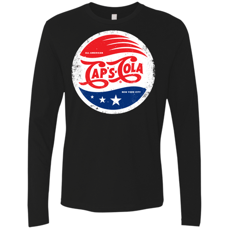 T-Shirts Black / Small Caps Cola Men's Premium Long Sleeve