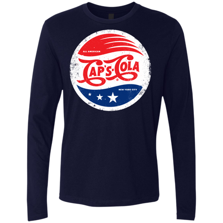T-Shirts Midnight Navy / Small Caps Cola Men's Premium Long Sleeve