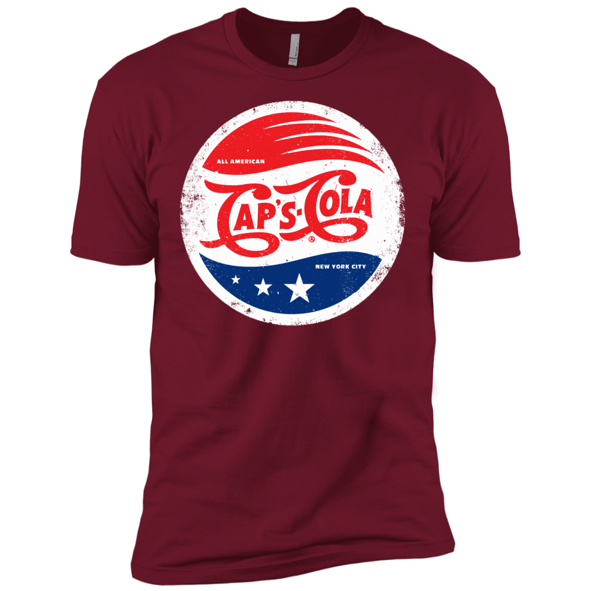 T-Shirts Cardinal / X-Small Caps Cola Men's Premium T-Shirt