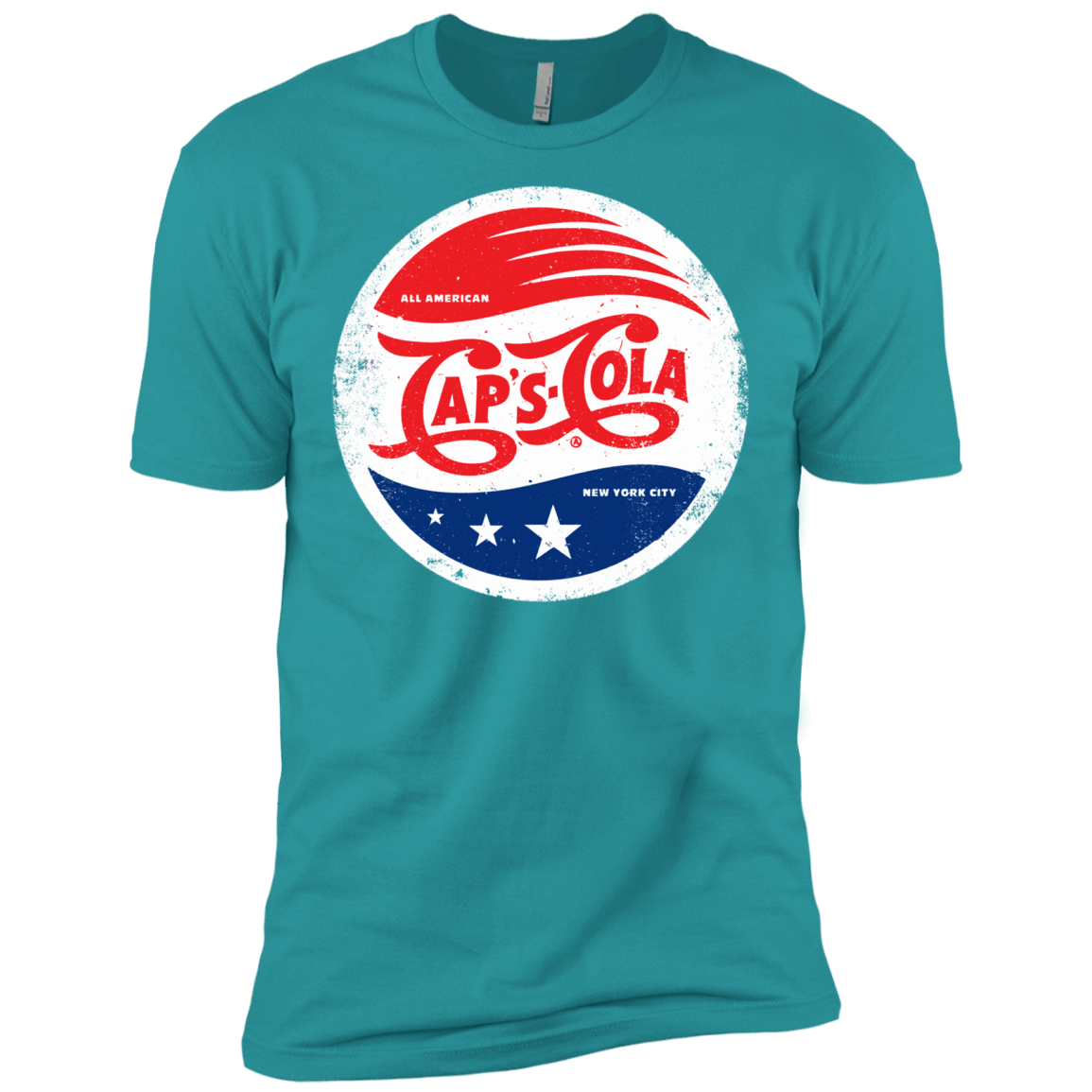 T-Shirts Tahiti Blue / X-Small Caps Cola Men's Premium T-Shirt