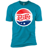 T-Shirts Turquoise / X-Small Caps Cola Men's Premium T-Shirt