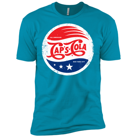 T-Shirts Turquoise / X-Small Caps Cola Men's Premium T-Shirt