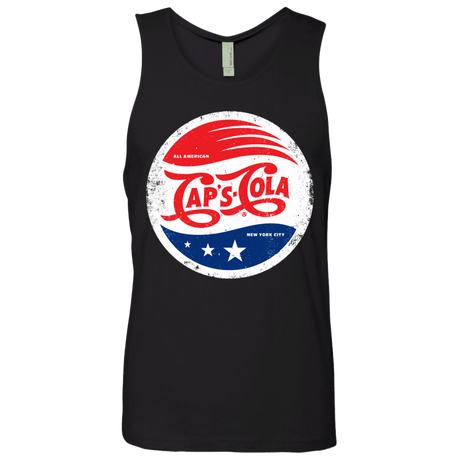 T-Shirts Black / Small Caps Cola Men's Premium Tank Top