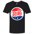 T-Shirts Black / X-Small Caps Cola Men's Premium V-Neck