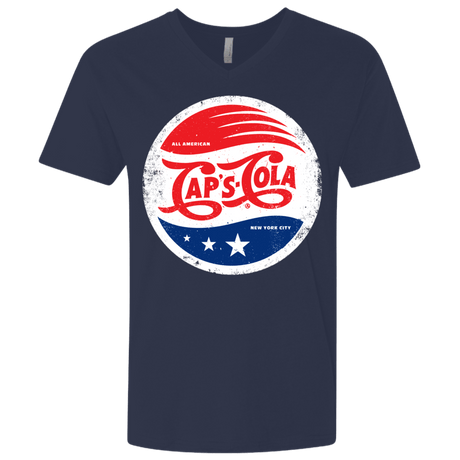 T-Shirts Midnight Navy / X-Small Caps Cola Men's Premium V-Neck