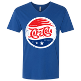 T-Shirts Royal / X-Small Caps Cola Men's Premium V-Neck