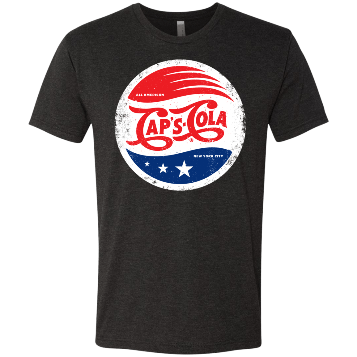 T-Shirts Vintage Black / Small Caps Cola Men's Triblend T-Shirt