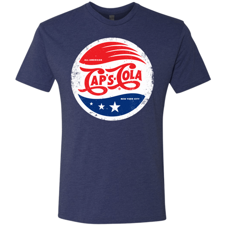 T-Shirts Vintage Navy / Small Caps Cola Men's Triblend T-Shirt
