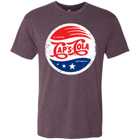 T-Shirts Vintage Purple / Small Caps Cola Men's Triblend T-Shirt