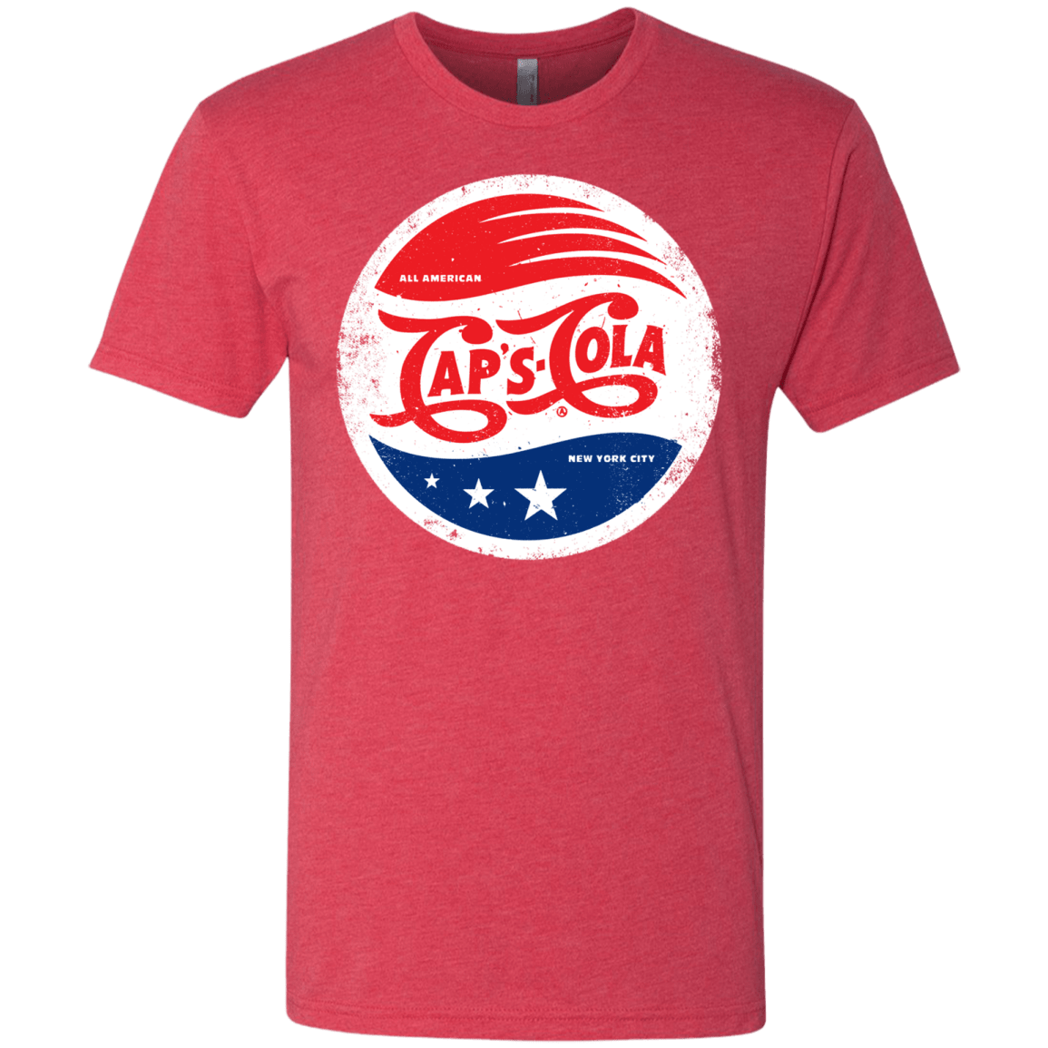 T-Shirts Vintage Red / Small Caps Cola Men's Triblend T-Shirt