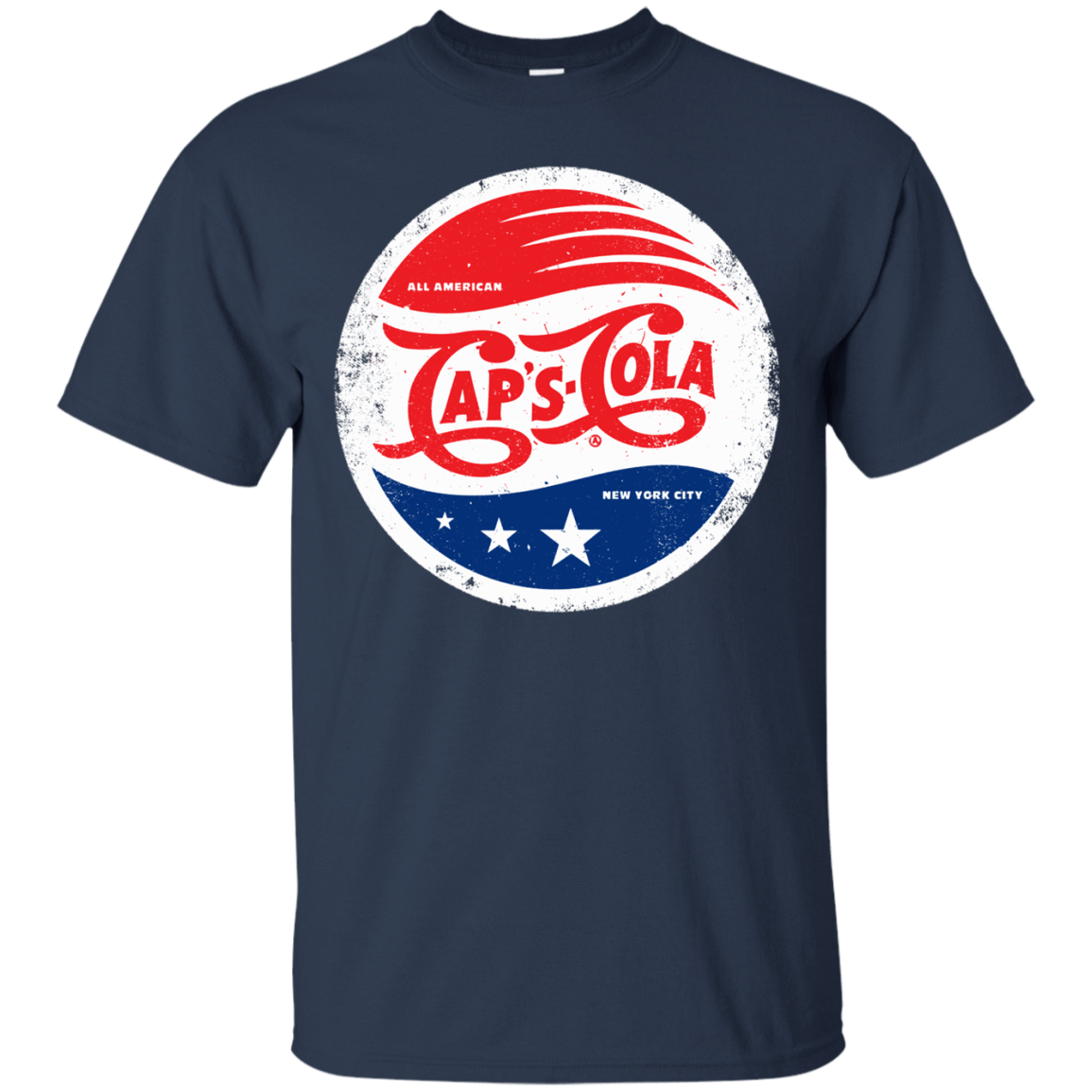 T-Shirts Navy / Small Caps Cola T-Shirt