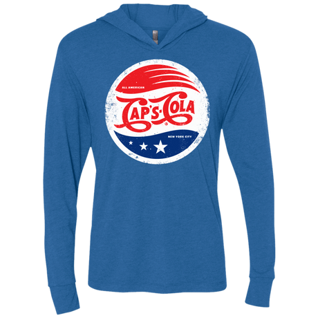 T-Shirts Vintage Royal / X-Small Caps Cola Triblend Long Sleeve Hoodie Tee