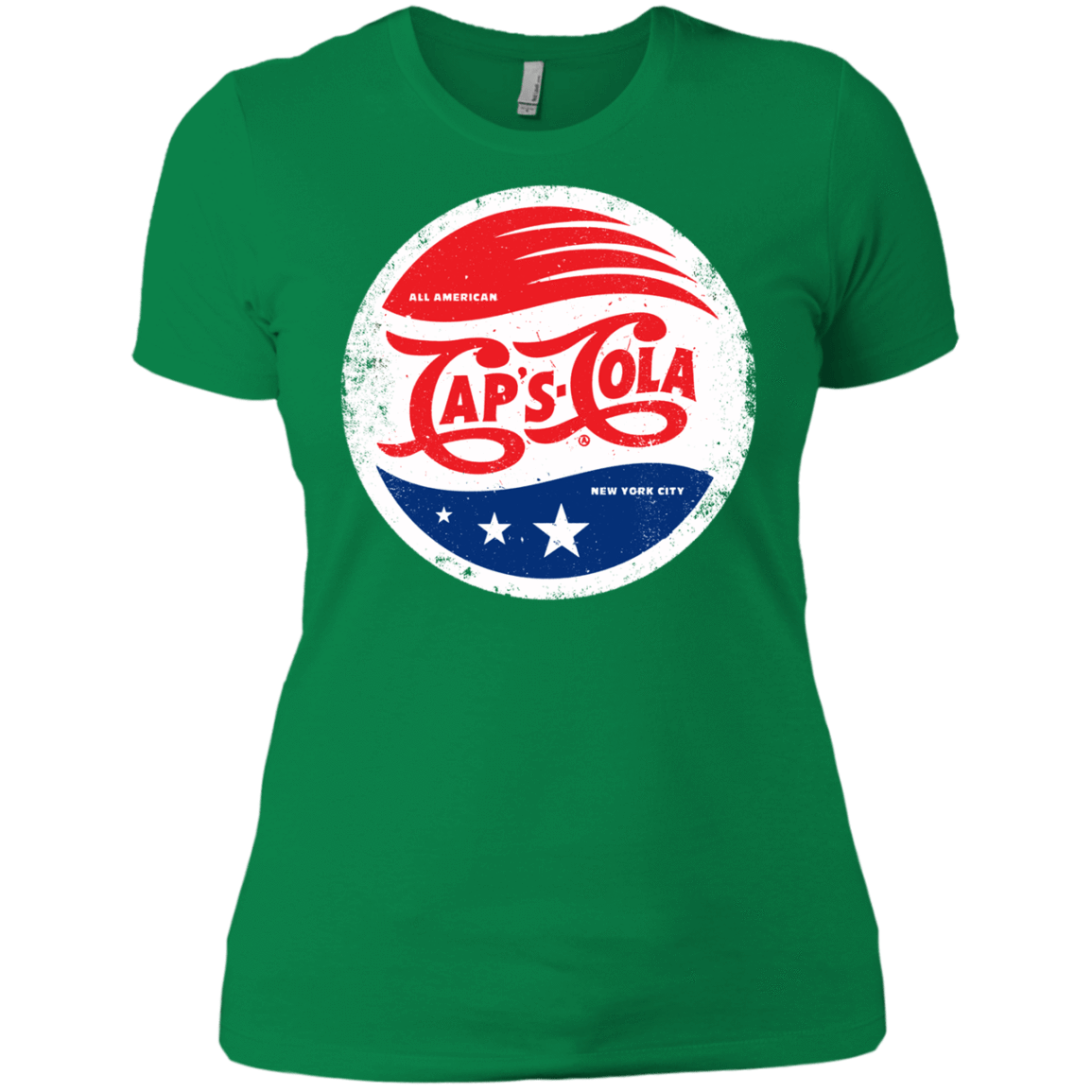 T-Shirts Kelly Green / X-Small Caps Cola Women's Premium T-Shirt