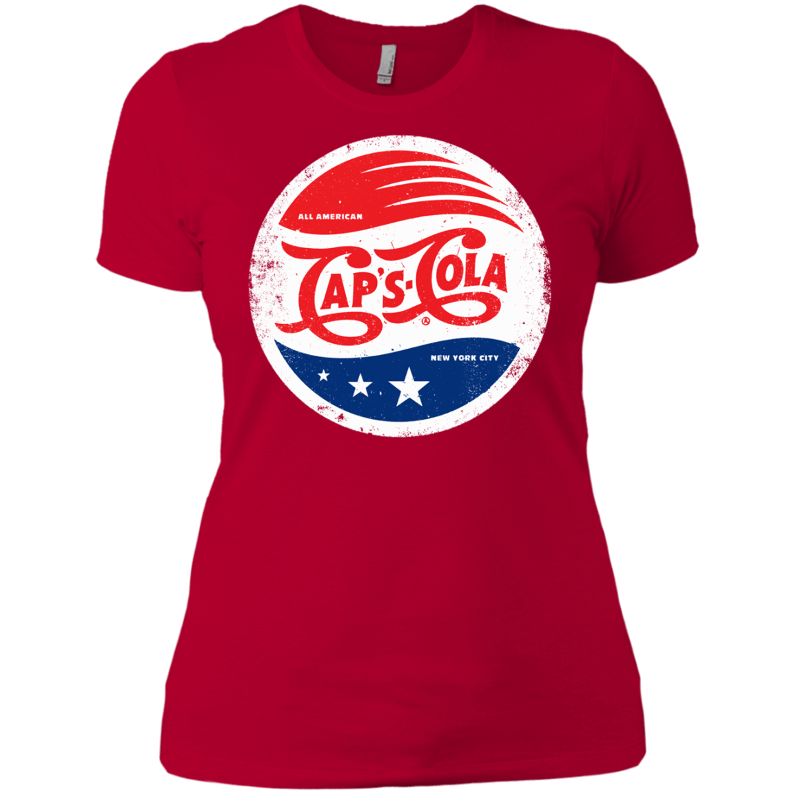 T-Shirts Red / X-Small Caps Cola Women's Premium T-Shirt